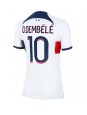 Paris Saint-Germain Ousmane Dembele #10 Auswärtstrikot für Frauen 2023-24 Kurzarm